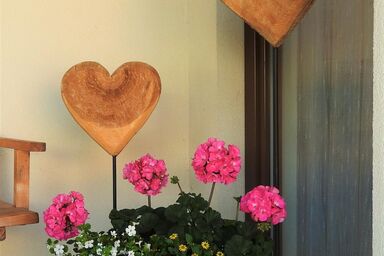 Appartements Alpenhof - Studio, Dusche, WC, gartenseitig