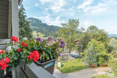 Almsonne - Ferienwohnung mit Bergblick, Sauna und Balkon