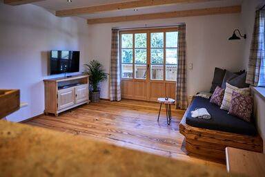 Ferienwohnungen Bergbleamal - Ferienwohnung 4 Stoableame Balkon