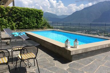 Geräumiges, familienfreundliches Ferienhaus mit schönem Weitblick, eigener Pool