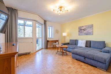 Ferienwohnungen Tivoli - Appartement Nr. 16, 62qm, Bad mit Wanne, Wohn/ Schlafraum, Balkon