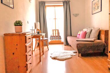 Ferienwohnungen Meyerlhof - Ferienwohnung Bergblick 45 qm, sep. Schlafzimmer, Südbalkon, ebenerdiger Eingang