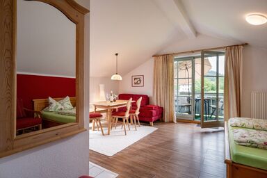 Wellness Ferienwohnung mit Hallenbad und Sauna - Premium Ferienappartement, 36qm, Balkon