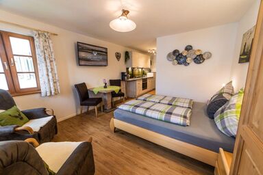 Göllner Hof - Ferienwohnung 5, s´Kammerl 27 qm, 1-2 Personen, Wohnschlafraum