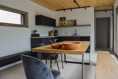 Chalet Seebauer - Holzhaus mit Garten auf dem Bauernhof (76 qm)