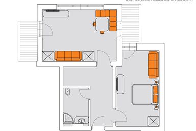 Hotel Bergkranz - Appartement Adlerhorst ohne Verpflegung