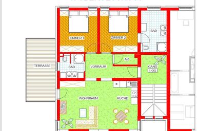 Mira Monti - Apartment Top2/2 Schlafräume/Dusche, WC