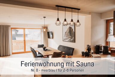 Ferienwohnungen Scholl - Wohnung 8 - meerblau - 3 Schlafz. - 110 qm- Sauna