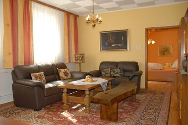 Primoschitz, Haus - App. "Schlossblick"/2 Schlafräume/Bad, WC