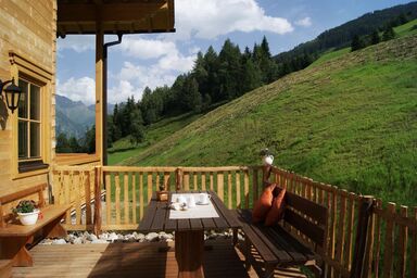 Rindereben, Bauerndörfl - Ferienwohnung "Kreuzkogel" im Bio-Blockhaus