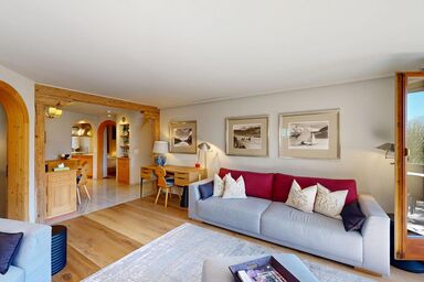 Apartment Üerts - Hochwertige Wohnung mit Balkon und Aussicht in Champfèr