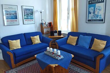 Ferienwohnung Schwark Haus Elisabeth - Ferienwohnung 2-3 Pers. separates Schlafzimmer, Wohnraum mit Schlafcouch und Süd-Balkon, 58 qm