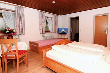 Sportpension Färbinger - Mehrbettzimmer Nr.9 mit Bad und WC, Balkon