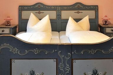 Ferienhof Moyer - Zimmer Blaue Kammer, Ostseite, 1. Etage, 22 qm