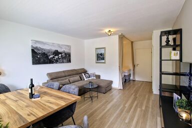 Walser Apartment im Aparthotel - Appartement/Fewo, Dusche, WC, Balkon