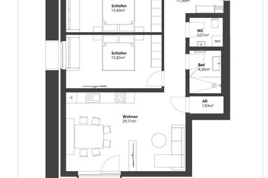 Urlaub im Denkmal - Top 2 - Apartment Maria