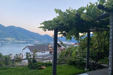 Ferienhaus "Casa Baffo" das Sonnendeck von Locarno