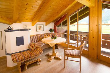 Ferienwohnung Döllerer - Hausberg 2-Raum-Ferienwohnung, 46qm, 2 Balkone, Sichtdachstuhl, Panoramafenster