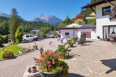 Haus Watzmannblick - Ferienwohnung für1-2 Pers., ca. 37 m², 1 Schlafzimmer, Wohnraum, Terrasse