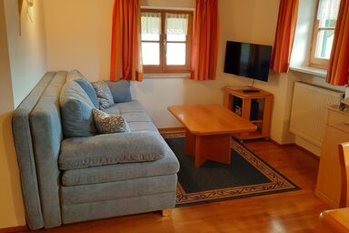 Taffenreutherhof - Ferienwohnung Lavendel mit 1 separatem Schlafzimmer, Wohnraum mit Küche