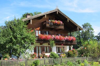 Blick zum Riesenkopf - Helle Dachgeschosswohnung mit wunderschönem Blick auf die Berge