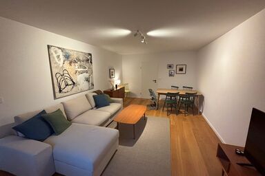 STUBN Appartments - Ferienwohnung Stubn Zellerhorn 76 qm, 2 Schlafzimmer, Wohnzimmer mit Schlafcouch und Balkon