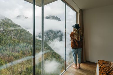 Dolomitenhütte - Doppelzimmer "Adlernest"