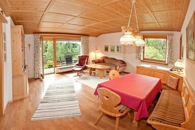 Ferienhäuser im Feriendorf Weissensee im Allgäu (E) - Ferienhaus 32-E mit Südterrasse mit schöner Aussicht