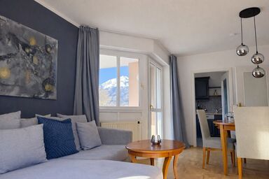 Tivoli Apartments - Appartement Nr. 22, 45qm, DU/WC, Wohn/Schlafraum, Balkon mit Bergblick