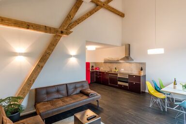 Apartment-Hotel GADEN - Suite 1, bis 8 Personen, Balkon, Maisonette, 105 qm