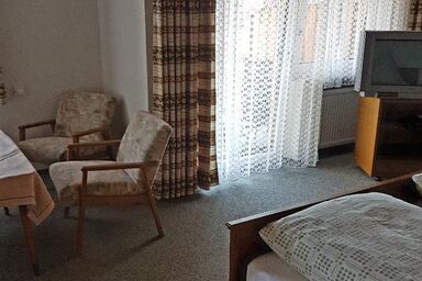 Gästehaus Steininger - Einzimmerstudio ohne Balkon, Raumhöhe nur 2 m, kostenfreies WLAN