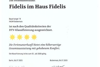 Ferienhaus Fidelis - Ferienwohnung Fidelis
