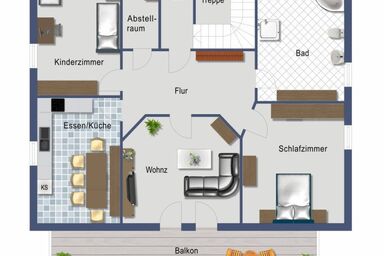 Wohnung in Oberwaldbach mit Garten und Grill - Wohnung in Oberwaldbach mit Garten und Grill .1