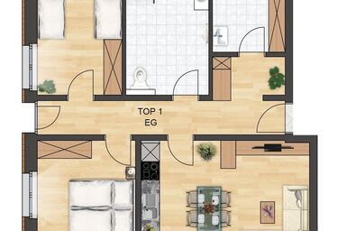 Johler Appartements 549 - Top 1