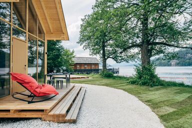 Eco Lodges Millstätter See - Ruby Red WOW View, 1. reihe - Seeblick