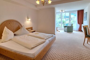 Hotel Heckelmiller - Doppelzimmer Balkon oder Terrasse / Berglick 4P.